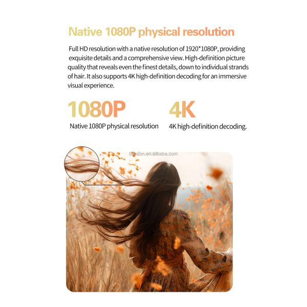 Portable 1080P DLP LED 3D Beamer 4K UHD Auto 2G Overhead Projector Home Outdoor Games Built-in Battery Wi-Fi BT Sky 800 GTV