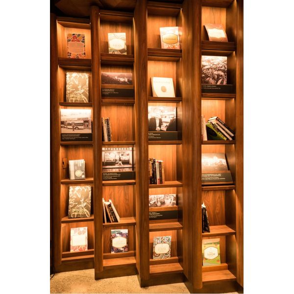 Lighting and Circuitry Design Aluminum Shelf Double Luminescence Glowing Showcase