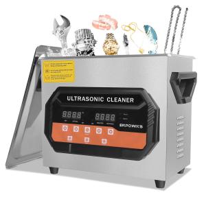 SUS304 ステンレス鋼 超音波クリーナー 3.5L Pro w/ 150W ヒーター デジタルタイマー 宝石 道具 眼鏡 玩具