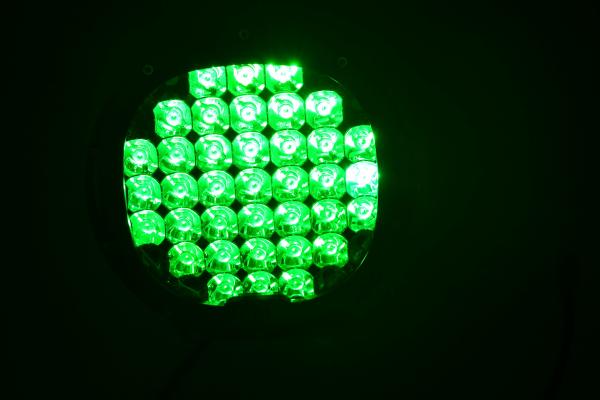 Green 185W Round LED Work Light 12V Fog Driving Roof Bar Bumper Off-road for Truck Car ATV SUV Jeep