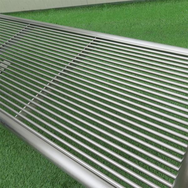 Backless EN840 1520mm Stainless Steel Garden Benches