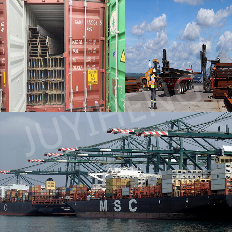 SS400 45 S275 H Metal Beam 6 Meters H Section Beam 800*300*14*26