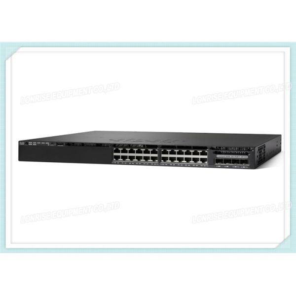 Full Duplex Cisco Fiber Optic Switch WS-C3650-24PD-S  24 Port PoE 2x10G Uplink IP Base