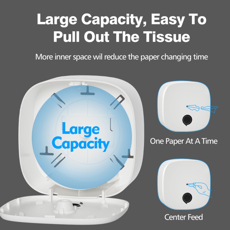 Modern Center Feed Paper Towel Dispenser Wall Mounted For Hotels And Bathrooms