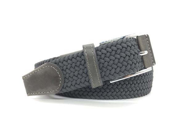 Fabric Webbing Woven 110cm Women's Elastic Stretch Belts For Shorts