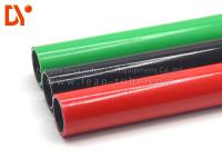 Anti taille de client de forme ronde de rouille de tube maigre enduit en plastique pour la décoration