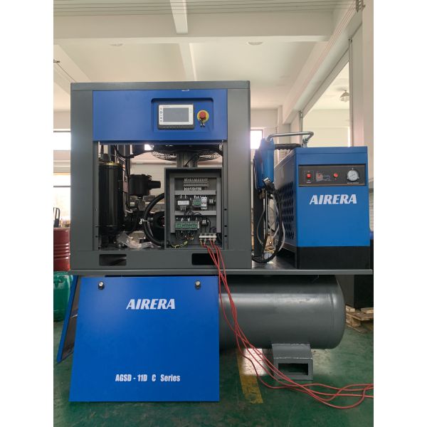 AIRERA AGSD-11D C 11kW Industrial Rotary Screw Air Compressor