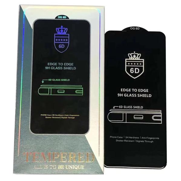 2021 NEW OG 6D with  anti dust  tempered glass HD Tempered Glass For iPhone 12Pro 12 promax  full glue screen protector
