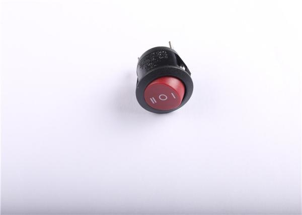 Red Circular Small Round Rocker Switch For Power Tools & Electric Tools