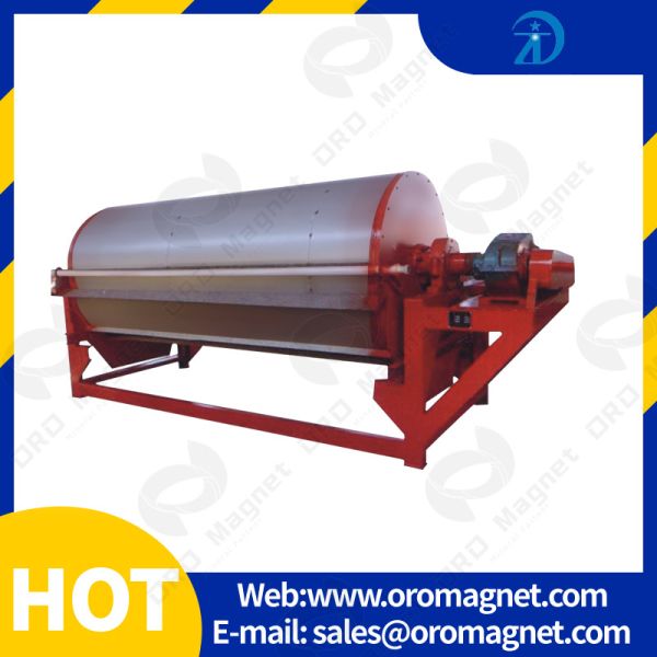 Separador de tambor magnético permanente para la minería en proceso seco con gran intensidad