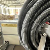 Machine de tuyau flexible ondulé en plastique, ligne de production de tuyaux flexibles ondulés électriques