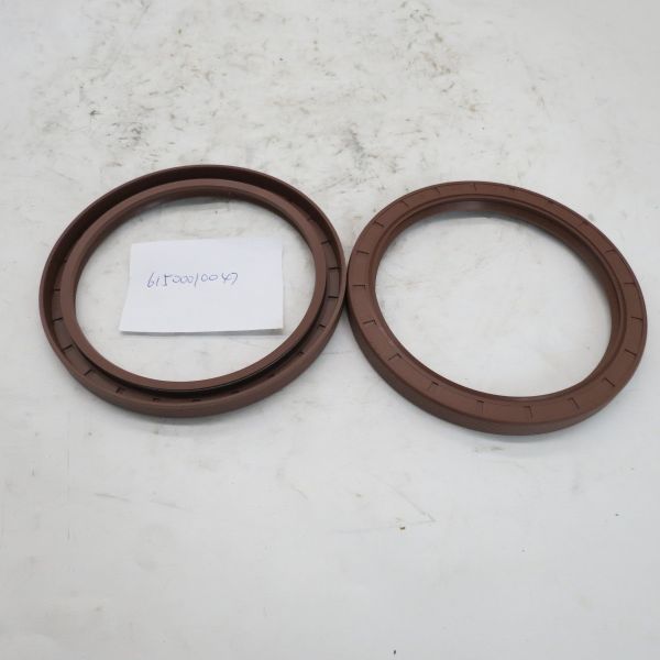 Shacman Dongfeng Truck Parts Engine Crankshaft Oil Seal Rubber Material 61500010047 115*140*12