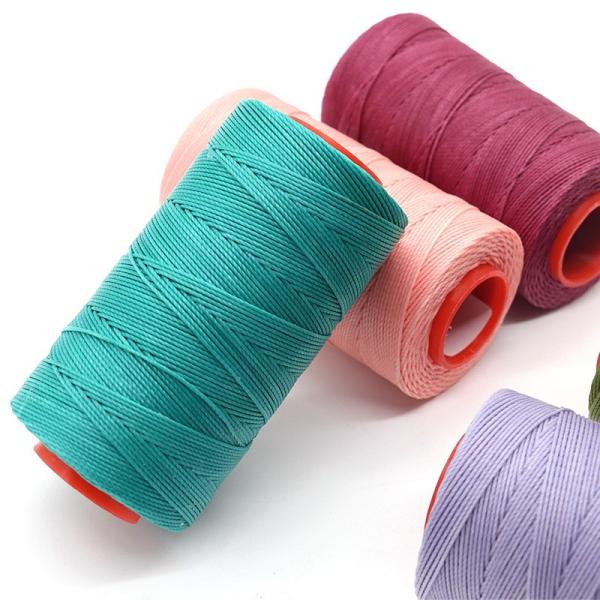 Wax Coverd Thread Hand Stitching Thread for Hand Sewing Leather 0.45mm OEM ODM Accpet