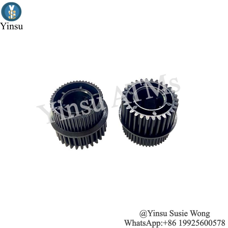M7618362C Hitachi Atm Parts Hitachi SR7500VS SR7500 2845V Hitachi W UR Pulley Assy Double Gear 20t/20t