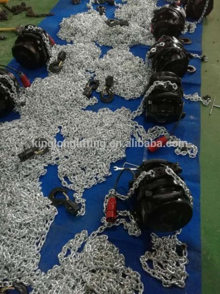 Lightweight Portable Electric Chain Hoist 5 Pins Plug Ergonomic Design