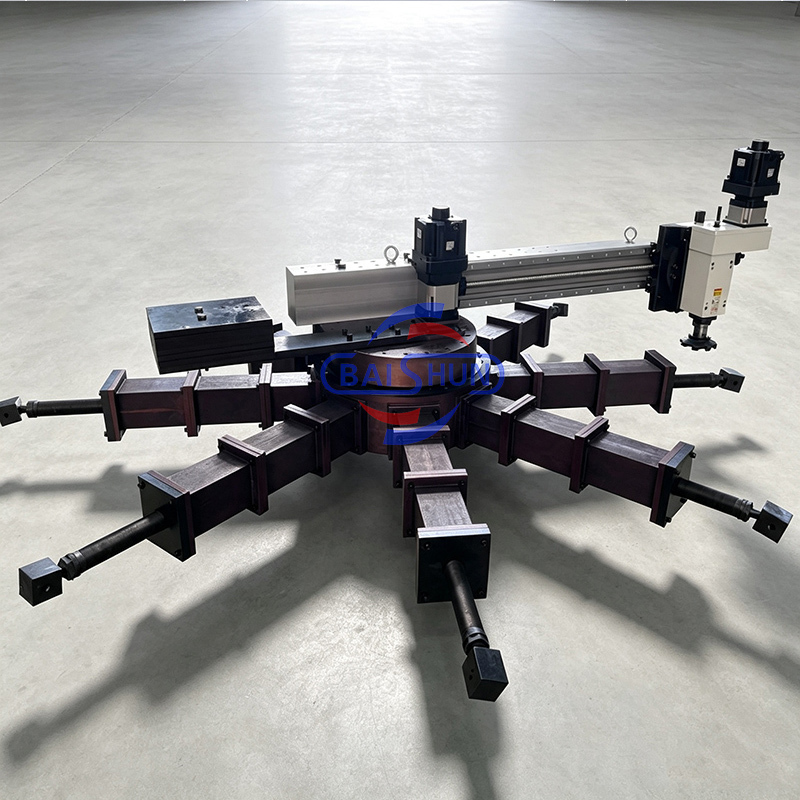 Portable Flange Lathe Ra1.6 Surface Finish 0.03mm Flatness On-Site Machining