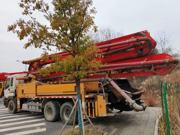 2008 Putzmeister Concrete Pump Truck 38 Meters Installed Isuzu Stock Chassis For Direct Sale