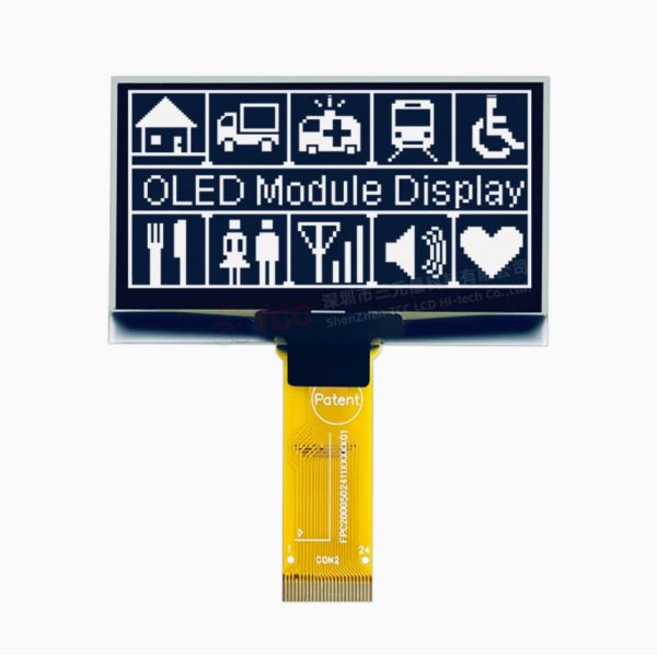 Tcc 2,42 "Ecrã LCD 128X64 Módulo monocromático 128 * 64 OLED Display para