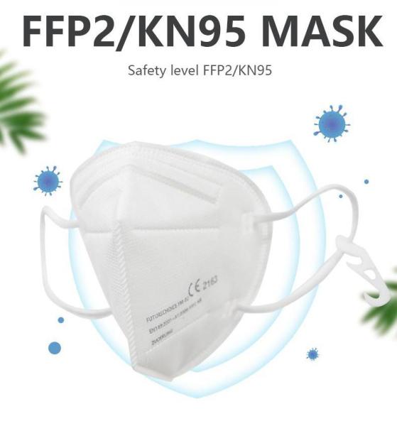 17.5x9.5cm KN95 Respirator Mask , NB2834 FFP2 Disposable Mask