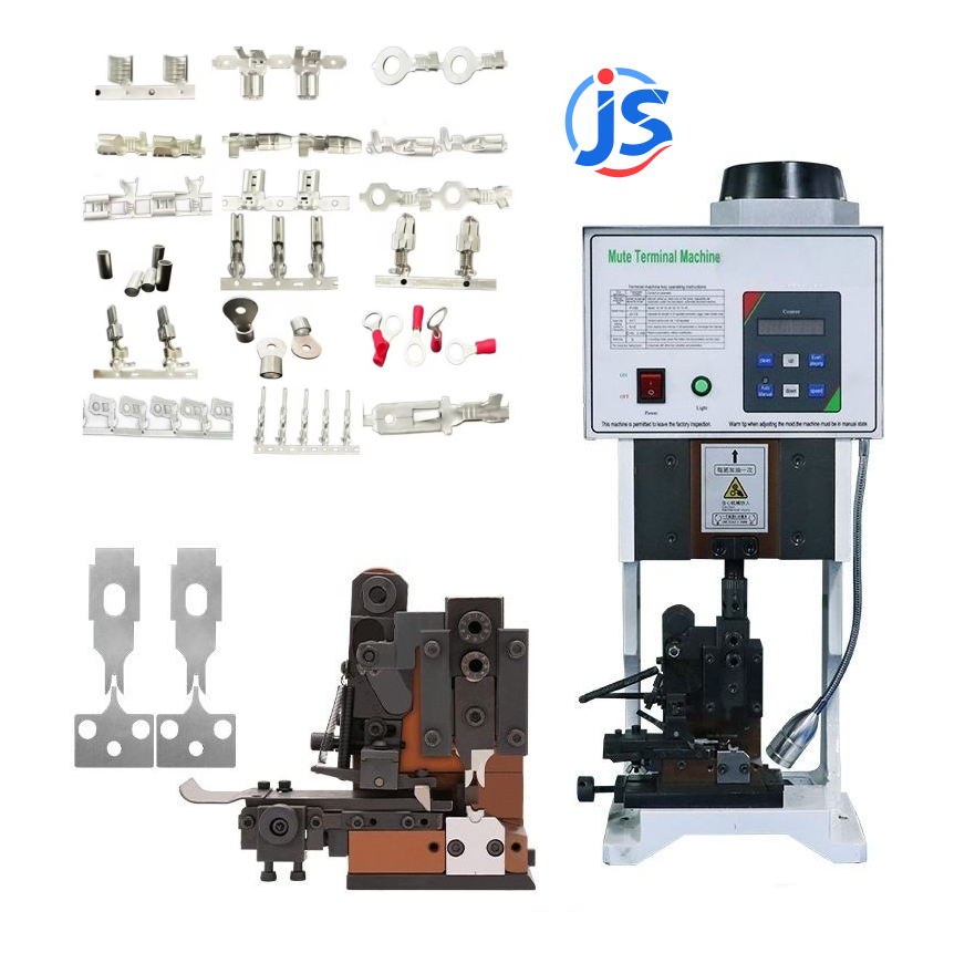 Semi Automatic Terminal Crimping Machine with 2Ton Crimp Pressure, 750W Power, and Compact 30*30*65cm Size