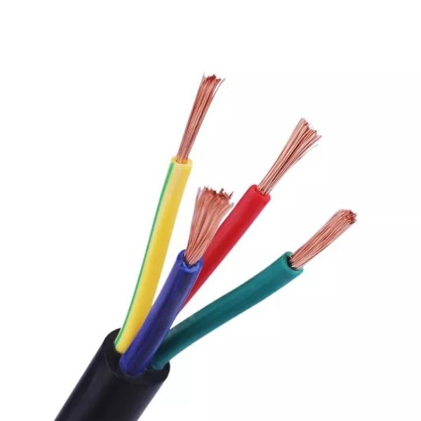 Cabo elétrico de PVC de núcleo de cobre isolado para cablagem de casas 1,5 mm 2,5 mm 4 mm 6 mm 10 mm