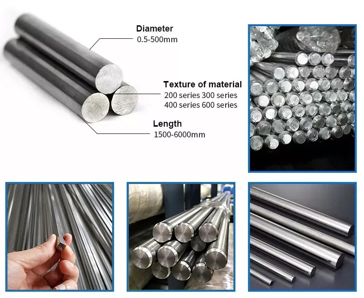 2mm Stainless Steel Decoiling Round Metal Rod For Industrial Applications