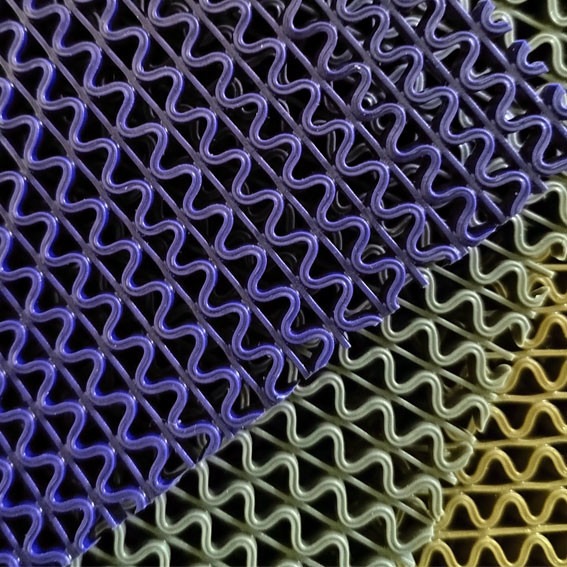 Анти- циновки дренажа PVC сжатия полового коврика 5.5mm s PVC выскальзывания