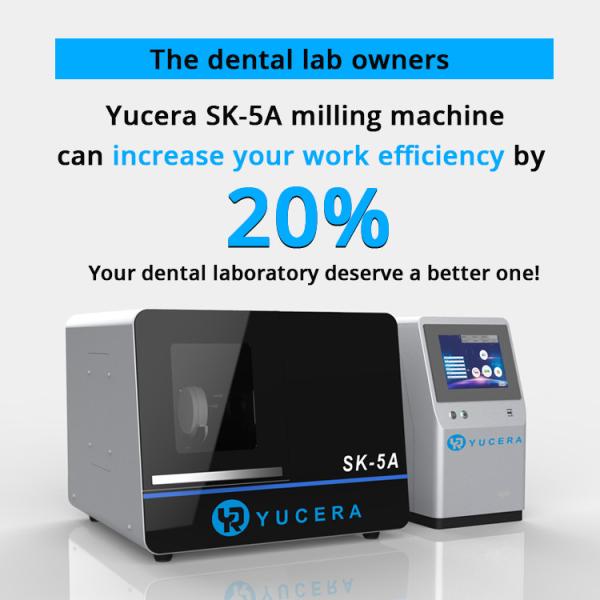 Fresadora Equipment Zirconia Milling Machine CAD CAM PMMA Wax 7.5 Bar