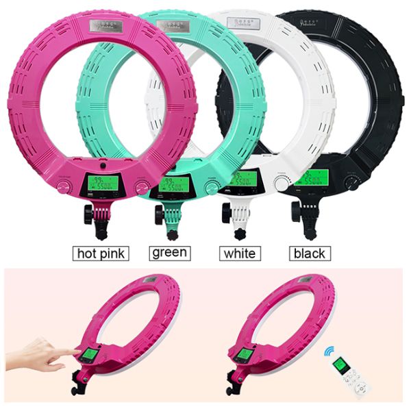 maquillaje Selfie Ring Light Bi Color de 18