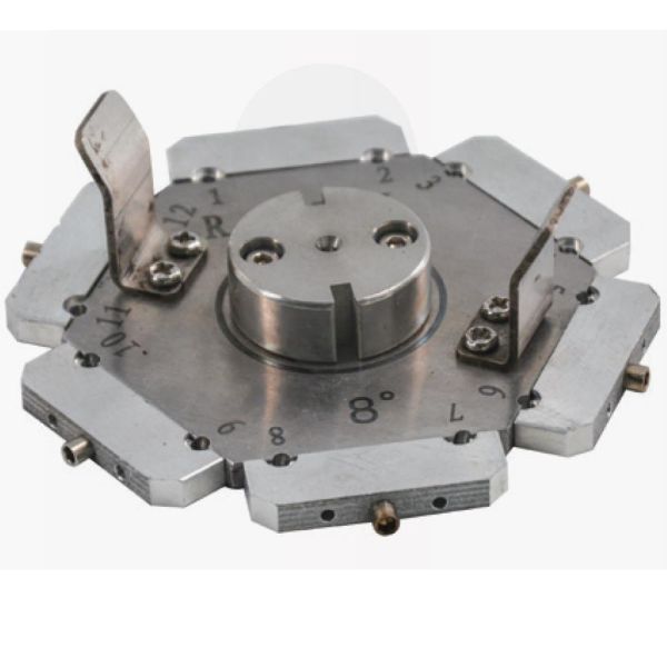 Rongbang RBTX-GBZ12 Polishing Holder for 12 Ports Pin/APC Fiber Optic Patch Cord Connectors Tip Grinding