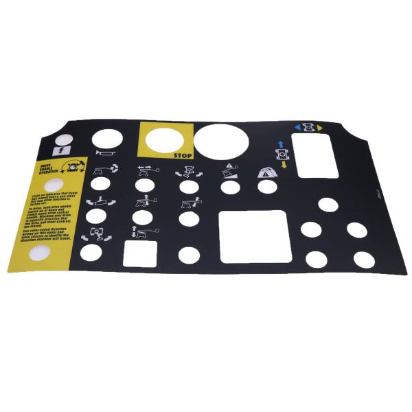 Platform Control Panel Decal 72081 72081GT For Genie Z-34 / 22 Z-34 / 22N Z-30 / 20N