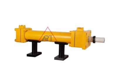 Round Engineering Hydraulic Pressure Cylinder 25mm-200mm Bore Customized Stroke