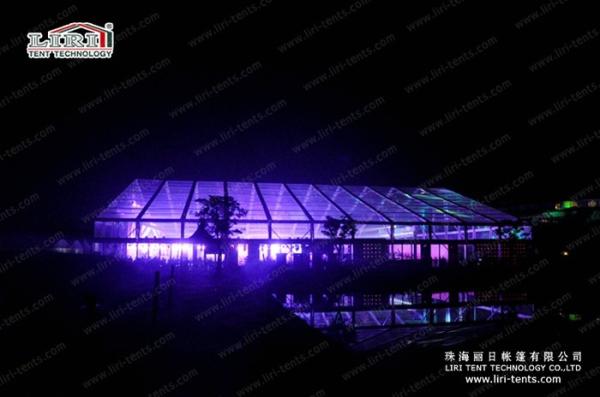 Summer Large Outdoor Party Tents , Clear Span Tructure Marquee Event Tent