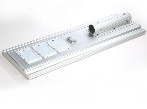 Energy Saving Commercial Solar Street Lights IP66 160 Lm/W 3.7 V Microwave Sensor