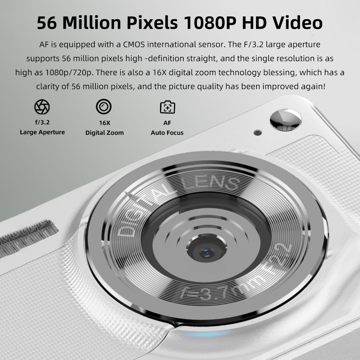 Autofocus L15 Digital Camera 16X Digital Zoom Vlogging Camera
