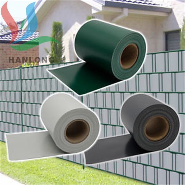 PVC Strip Screen Fence Tape 19cm*35m 20 Clips Plastic Customized 600 Rolls Freely