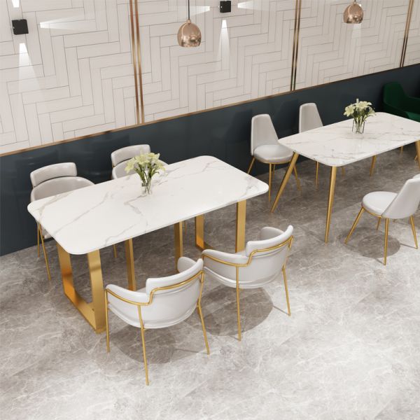 Non Slip Modern Restaurant Dining Chairs With Metal Legs Multi Style Available