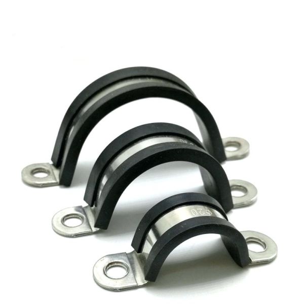 Стальные/Алюминиевые/Медные/Медные/Железные/Углеродистые стальные Клампы для труб, покрытые резиной