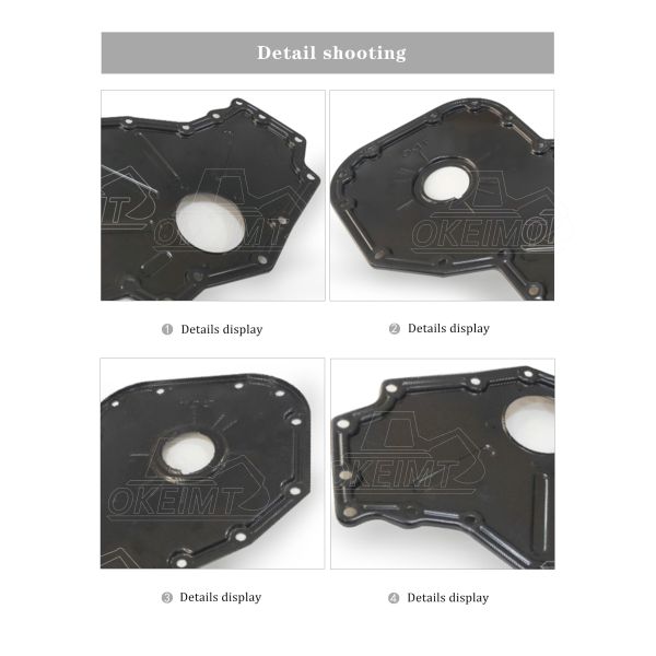 Excavator Engine Parts 6D114 6CT Genuine Diesel Engine Gear Housing Cover 3958114