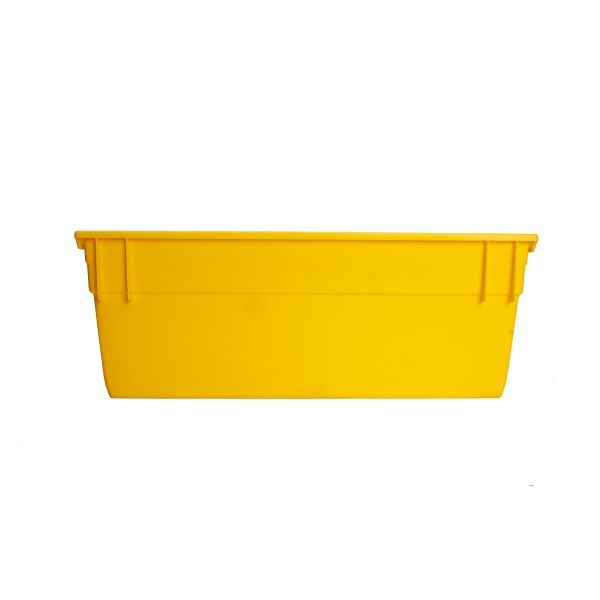 NO Foldable storage bins for warehouse tools and industrial shelf organization