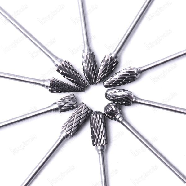 Sintered Tungsten Carbide Rotary Burr with 1/4