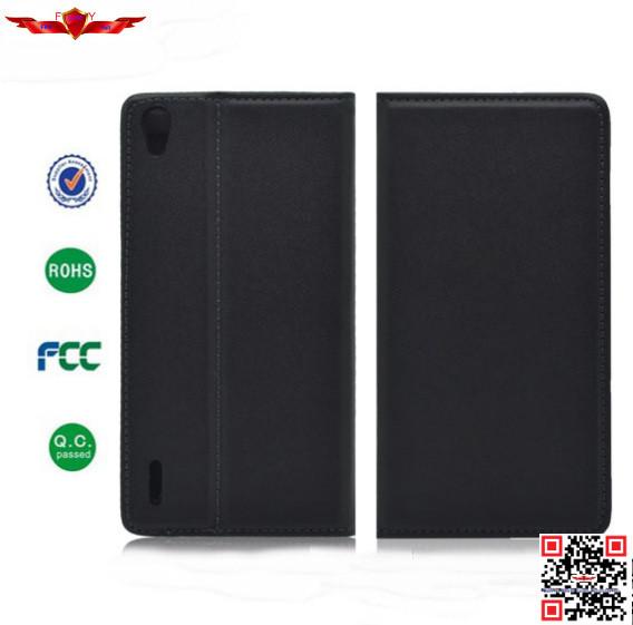 New Arrival High Quality Durable Magnet PU Wallet Leather Cover Cases For HUAWEI P7 MINI