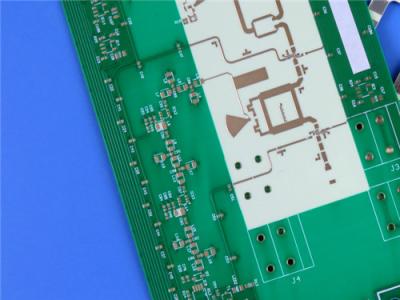 4-layer Hybrid PCB On 10mil RO4350B And High Tg FR-4 Material