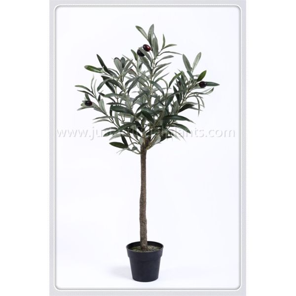 Небольшое искусственное оливковое дерево бонзаев 65КМ оливкового дерева пластиковое в горшке поддельное