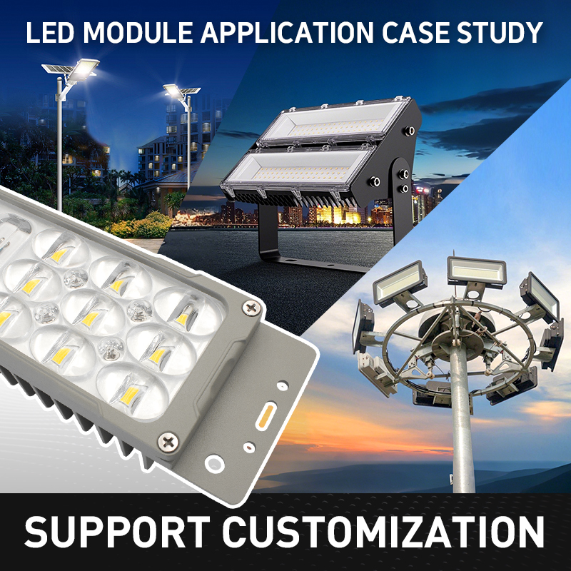 Wide-angle 48V IP66 Waterproof Dimmable LED Lamp Board LED Module for Single-vehicle street light, multi-vehicle street light,and Landscape Lighting