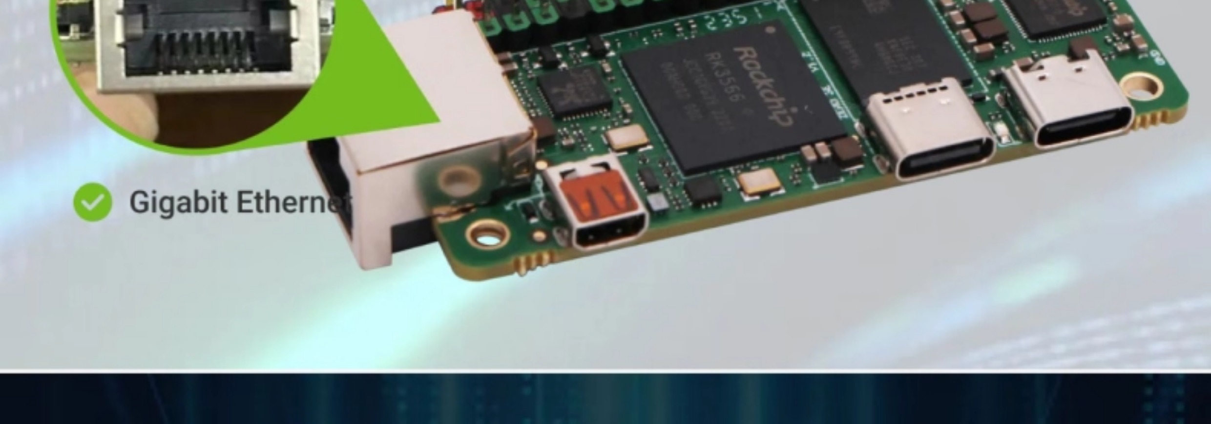 Radxa Zero 3E Single-Board Computer RK3566 Quad-Core CPU Development Board for GPU Racing Drones Accessories Supports Drone