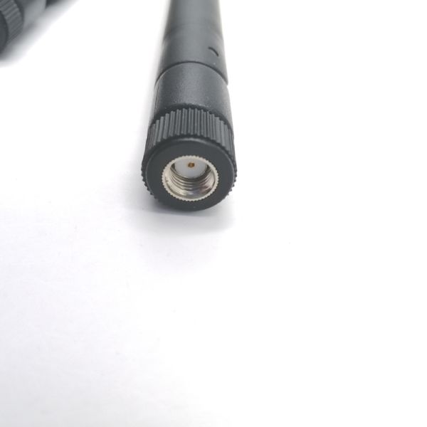 RP SMA-J 2.4G 2400-2500M Bluetooth antenna Wi-Fi router antenna omnidirectional unmanned aerial vehicle remote control folding rubber tube antenna 13x196mm