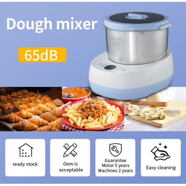 Mini Automatic 220v Bread Dough Making Machine Electric Plastic Stainless Steel