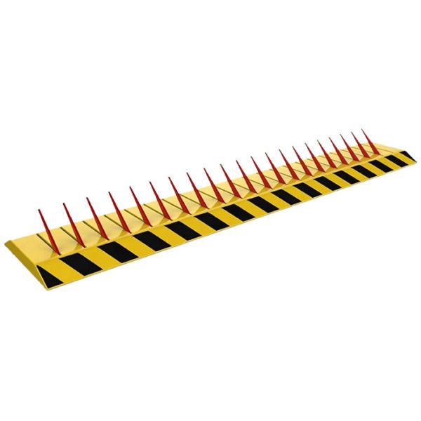 Electric Motor Traffic Spike Barrier with 150mm Blade Height IP68 Waterproof A3 Steel Construction Tyre Killer