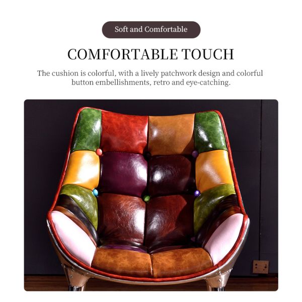 Nidea #8886 Aviator Industrial Retro Chairs Sofa  Lounge Personalization Pub Club Studio Furniture Luxury Chair Sandalye Living Room